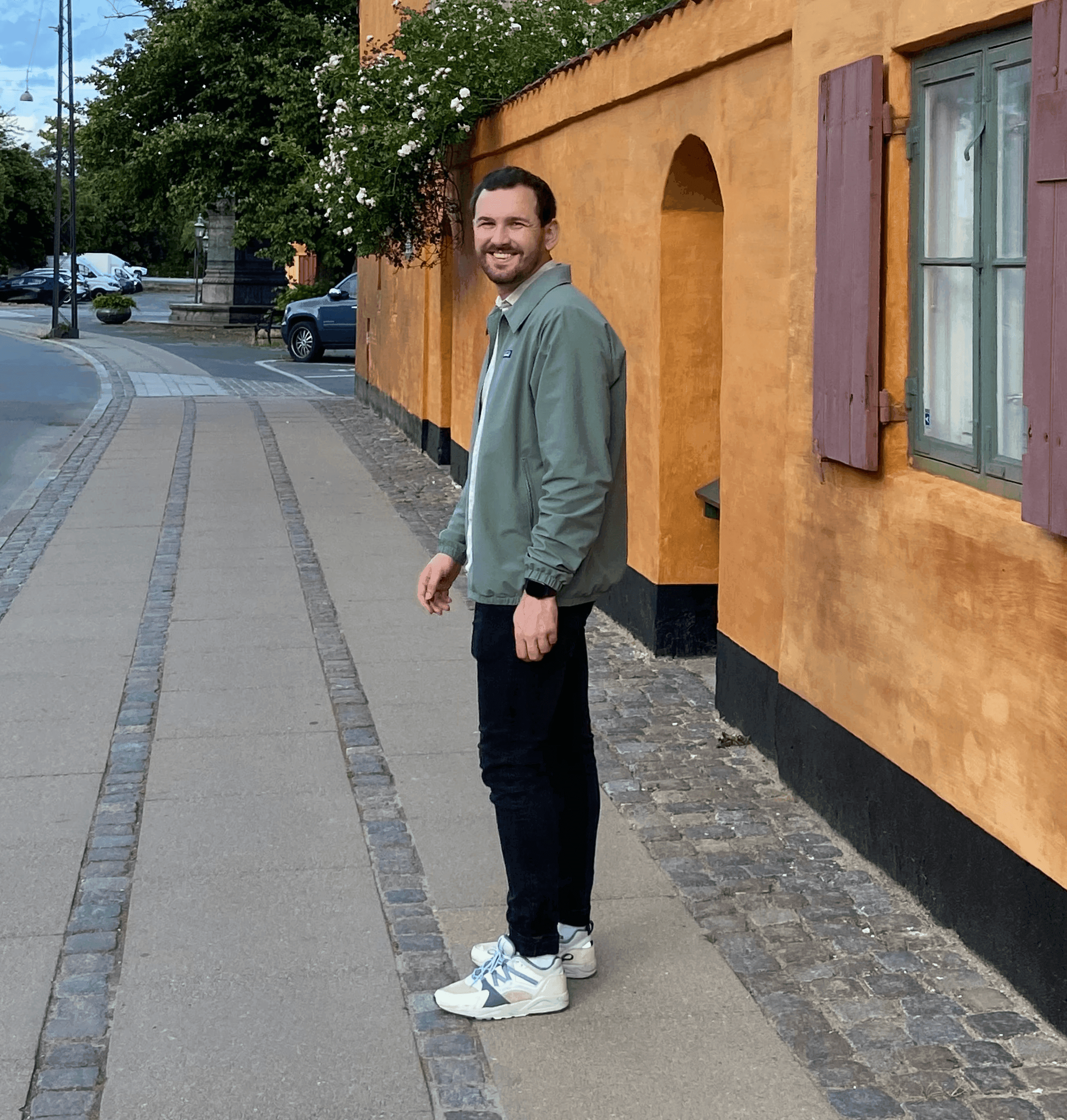 Walking through the city